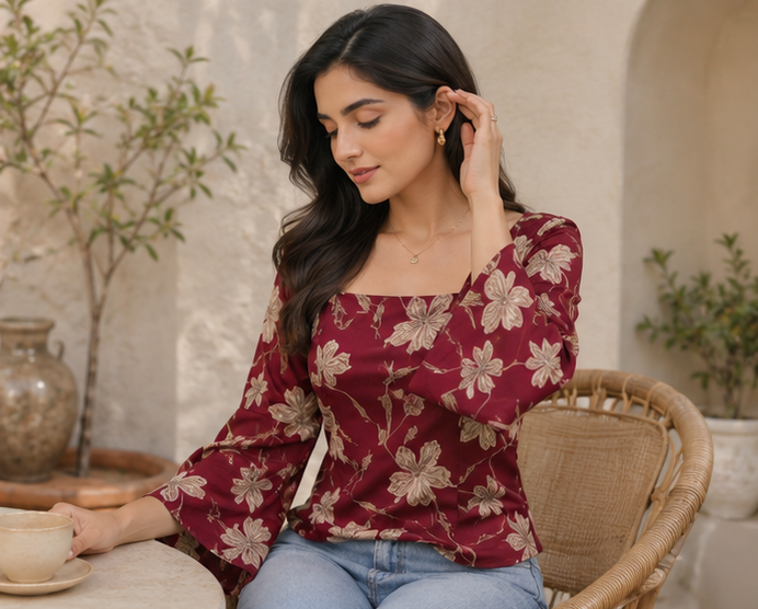 Phoolkari Kurti