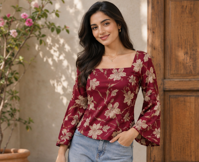 Phoolkari Kurti